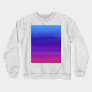 Vibrant blue purple watercolor gradient artwork Crewneck Sweatshirt